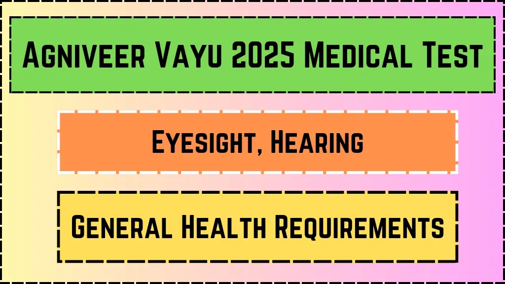 Agniveer Vayu 2025 Medical Test