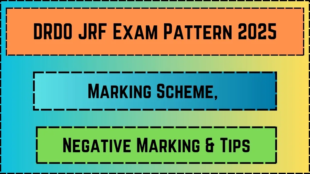 DRDO JRF Exam Pattern 2025