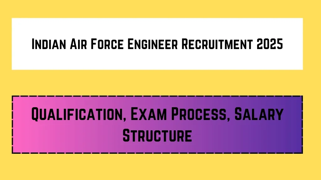 Indian Air Force Engineer Recruitment 2025
