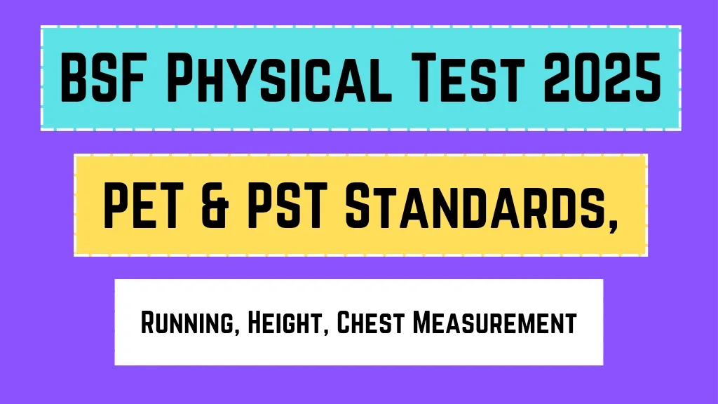 BSF Physical Test 2025